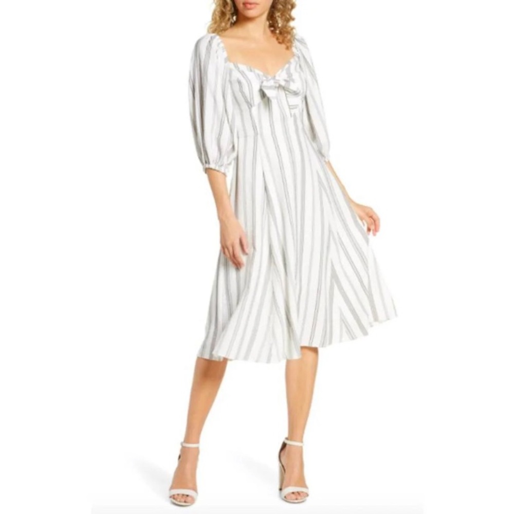 Chelsea 28 Striped Knot Front Dress